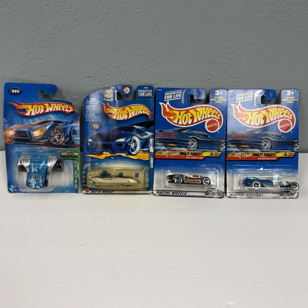 Hot Wheels Bent Cards Still Sealed Lot Of 4 Various Models